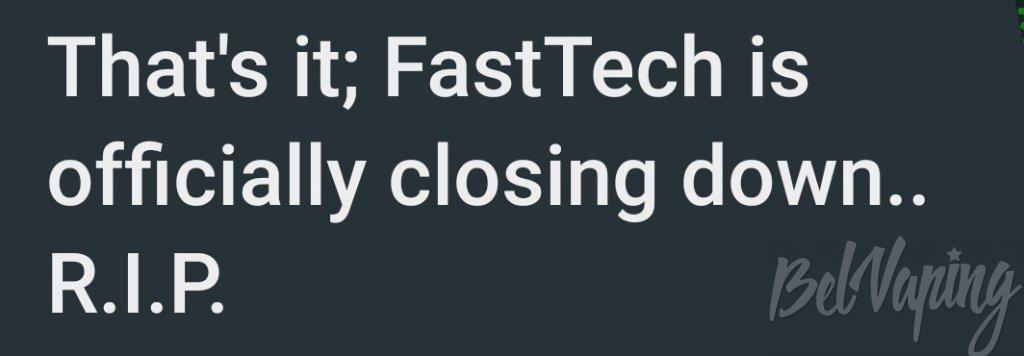 Fasttech закрыт